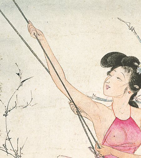 博野-胡也佛的仕女画和最知名的金瓶梅秘戏图